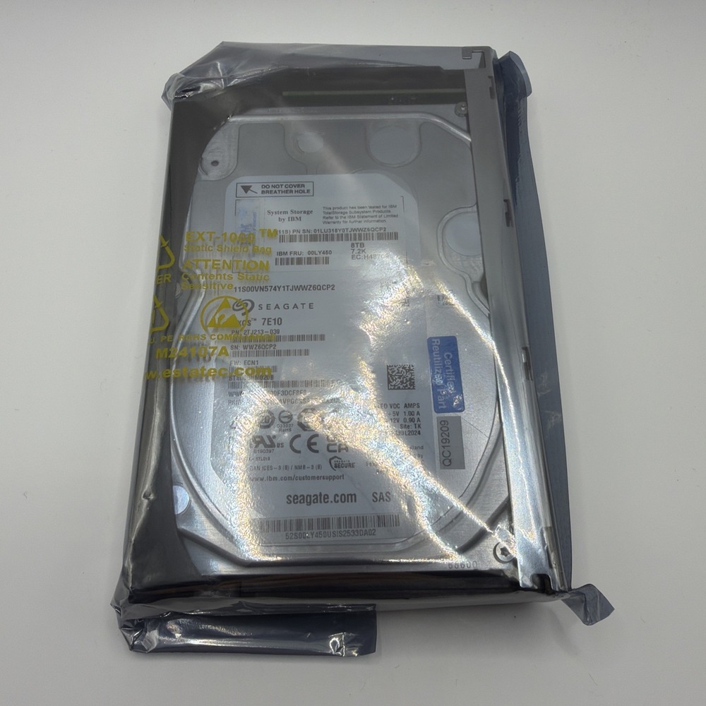 SEAGATE EXOS ST8000NM0065 8TB 7200RPM 3.5IN 4KN SAS-12GBPS HDD FOR SERVERS